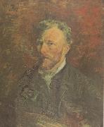 Vincent Van Gogh Self-Portrait with Pipe and Glass (nn04) oil